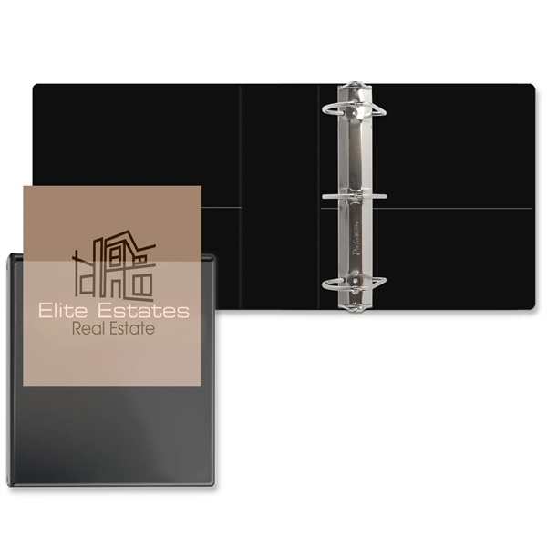 Black color option for 3" Overlay Angle D Ring Binder