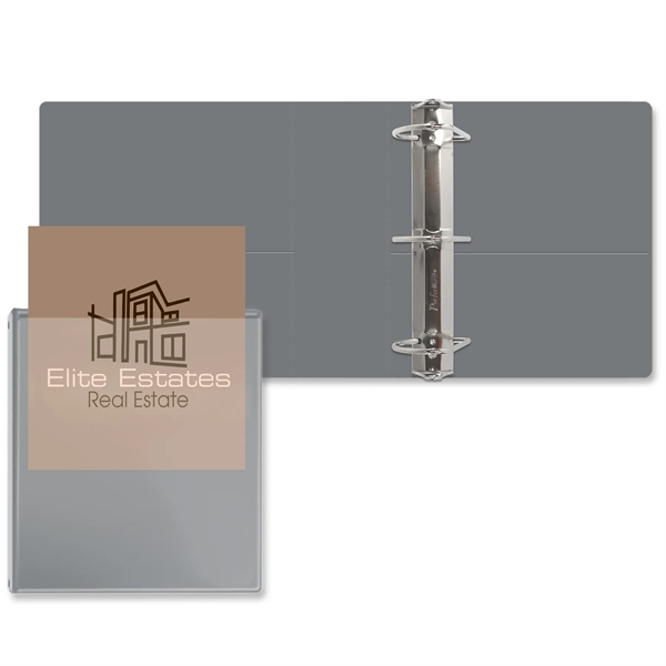 Gray color option for 3" Overlay Angle D Ring Binder