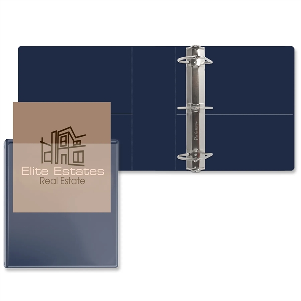 Navy Blue color option for 3" Overlay Angle D Ring Binder