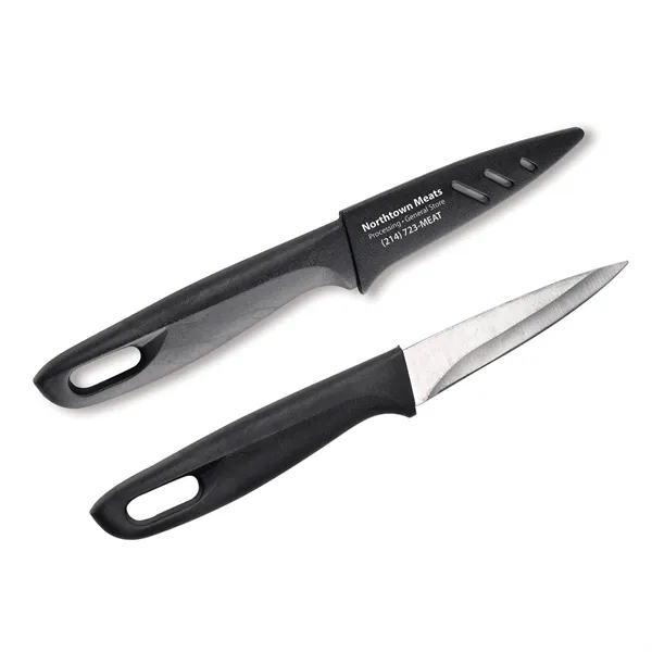 Black color option for Paring Knife With Sheath