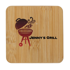 Photo of Bamboo Square Coaster & Bottle Opener