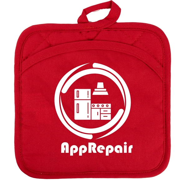 Red color option for Cotton Neoprene Pot Holder
