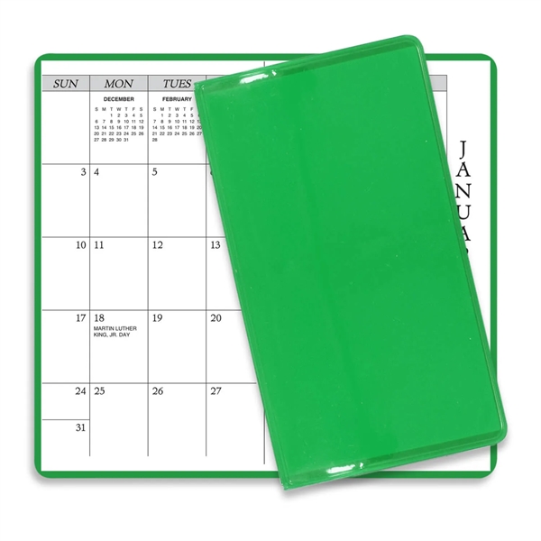 Translucent Green color option for Translucent Vinyl Academic Planners