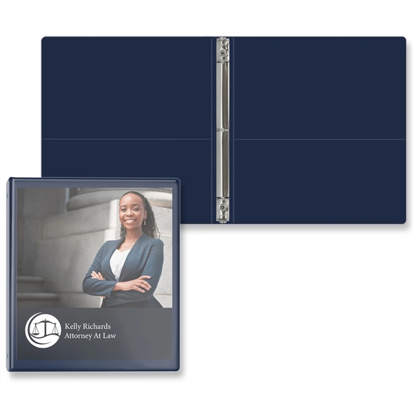 Navy Blue color option for 1/2" Entrapment Round Ring Binder
