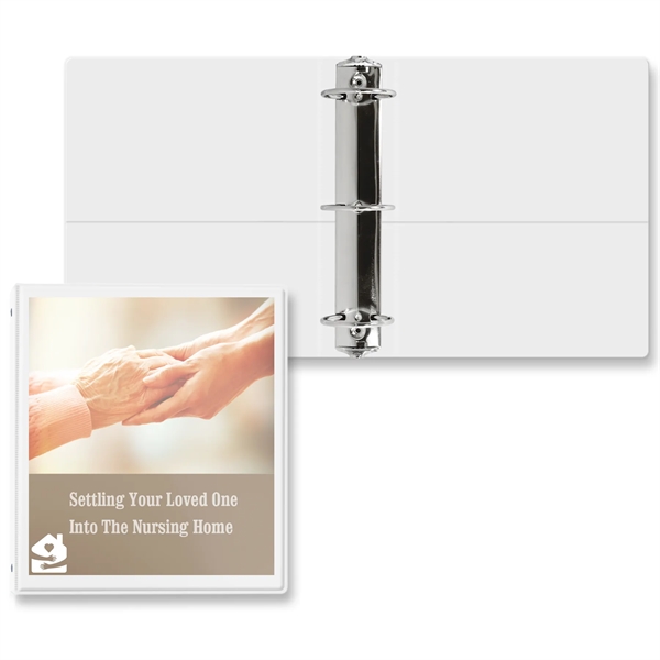 White color option for 2 1/2" Entrapment Round Ring Binder