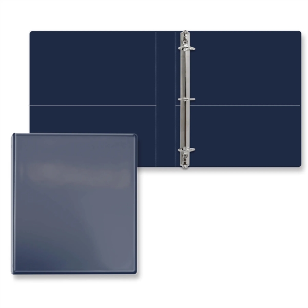 Navy Blue color option for 1" Entrapment Angle D Ring Binder