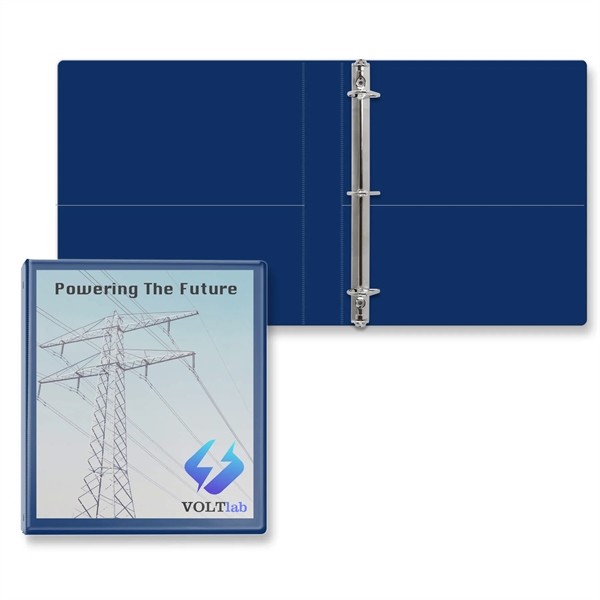 Royal Blue color option for 1" Entrapment Angle D Ring Binder