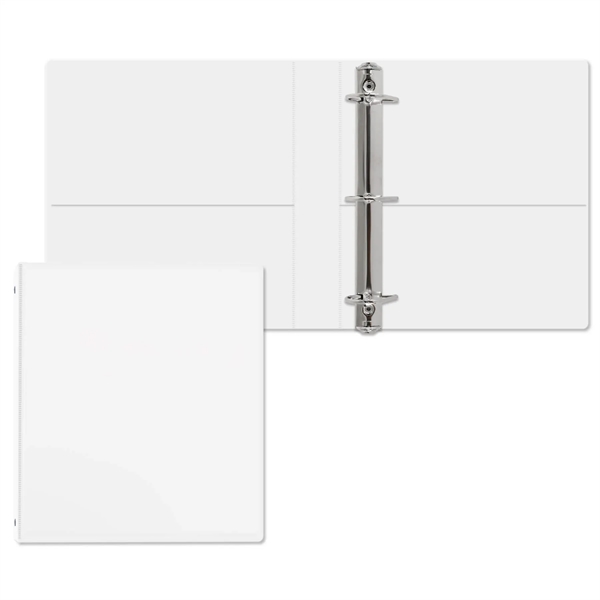 White color option for 1 1/2" Entrapment Angle D Ring Binder