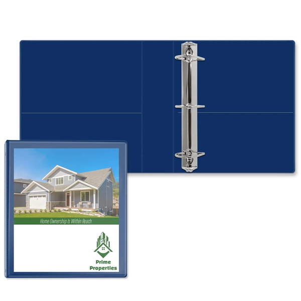 Royal Blue color option for 2" Entrapment Angle D Ring Binder
