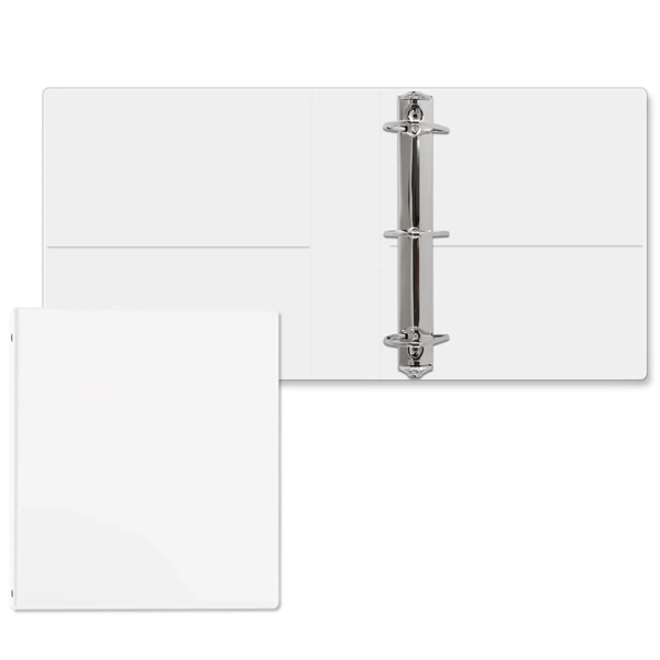 White color option for 2" Entrapment Angle D Ring Binder