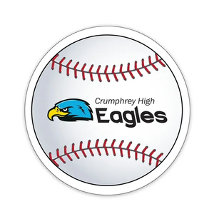 Photo of Baseball Shaped Note Keeper™ Magnet 35 Mil