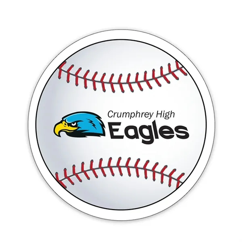 Main photo of Baseball Shaped Note Keeper™ Magnet 35 Mil