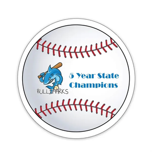 Photo of Baseball Shaped Note Keeper™ Magnet 20 Mil