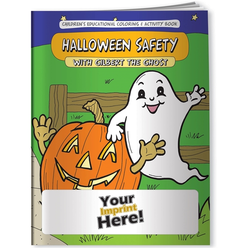 Main photo of Coloring Book   Halloween Safety With Gilbert The Ghost