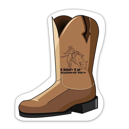 Main photo of Cowboy Boot Shaped Note Keeper™ Magnet 20 Mil