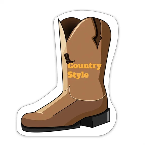 Main photo of Cowboy Boot Shaped Note Keeper™ Magnet 35 Mil