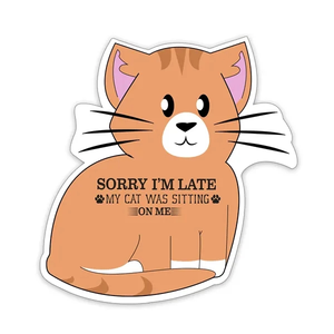 Photo of Cat Shaped Note Keeper™ Magnet 35 Mil