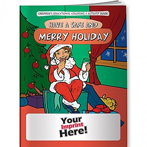 Photo of Coloring Book   Have A Safe & Merry Holiday