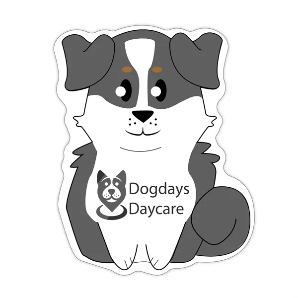 White color option for Dog Shaped Note Keeper™ Magnet 20 Mil