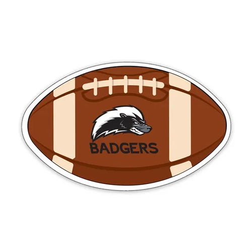 Main photo of Football Shaped Note Keeper™ Magnet 20 Mil