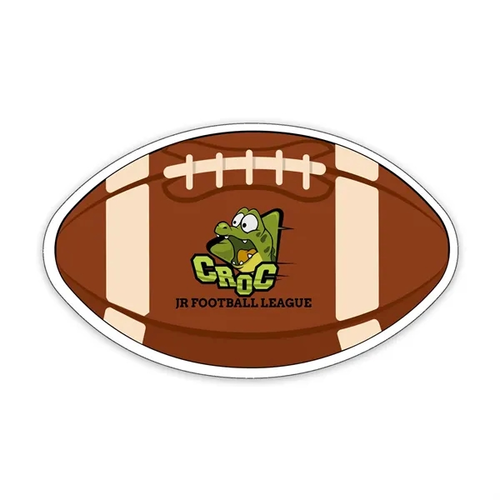 Main photo of Football Shaped Note Keeper™ Magnet 35 Mil