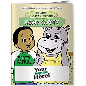 Photo of Coloring Book   Home Safety With Harriet The Hippo