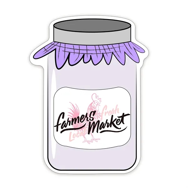 White color option for Jar Shaped Note Keeper™ Magnet 20 Mil