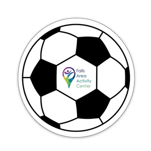 Photo of Soccer Ball Shaped Note Keeper™ Magnet 20 Mil