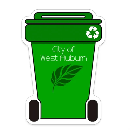 Main photo of Recycle Container Shaped Note Keeper™ Magnet 35 Mil