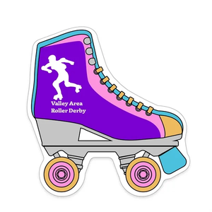 Photo of Roller Skate Shaped Note Keeper™ Magnet 35 Mil