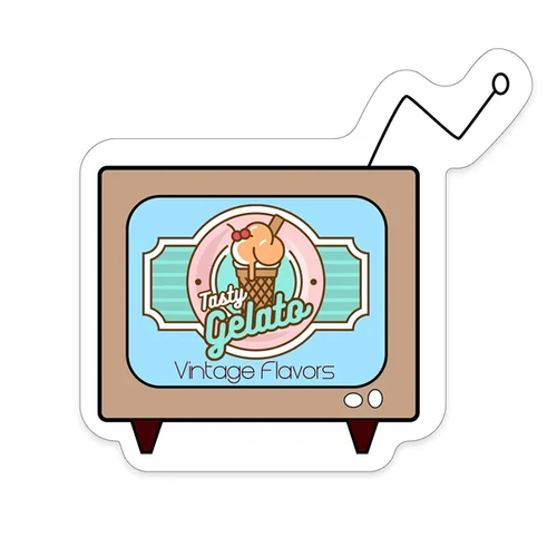 Main photo of Tv Shaped Note Keeper™ Magnet 35 Mil