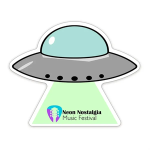 Photo of Ufo Shaped Note Keeper™ Magnet 20 Mil
