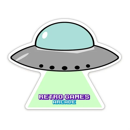 Main photo of Ufo Shaped Note Keeper™ Magnet 35 Mil