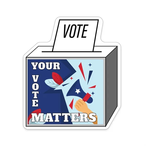 Main photo of Vote Shaped Note Keeper™ Magnet 35 Mil