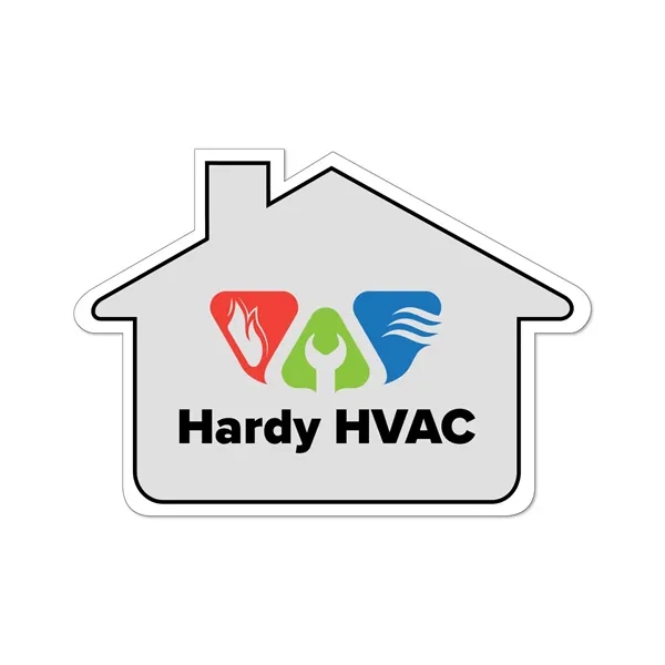 White color option for House 2.44"H X 3.43"W Note Keeper™ Magnet 35 Mil
