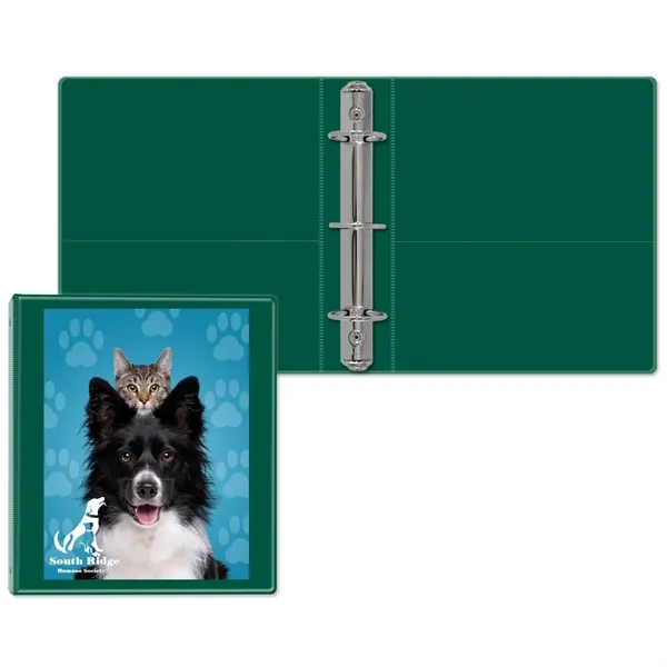 Green color option for 1 1/2" Classic Round Ring Binder Junior