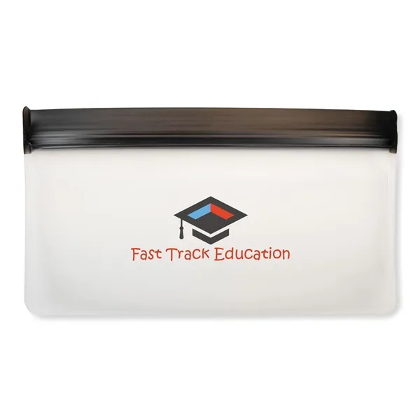 Black Zip Lock color option for Pack It Peva Pouch