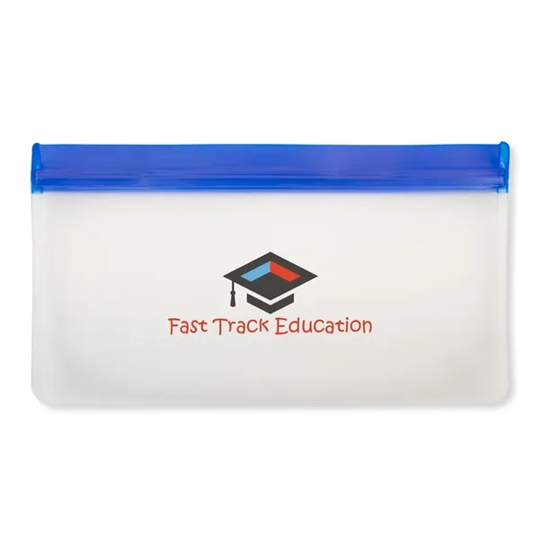 Blue Zip Lock color option for Pack It Peva Pouch