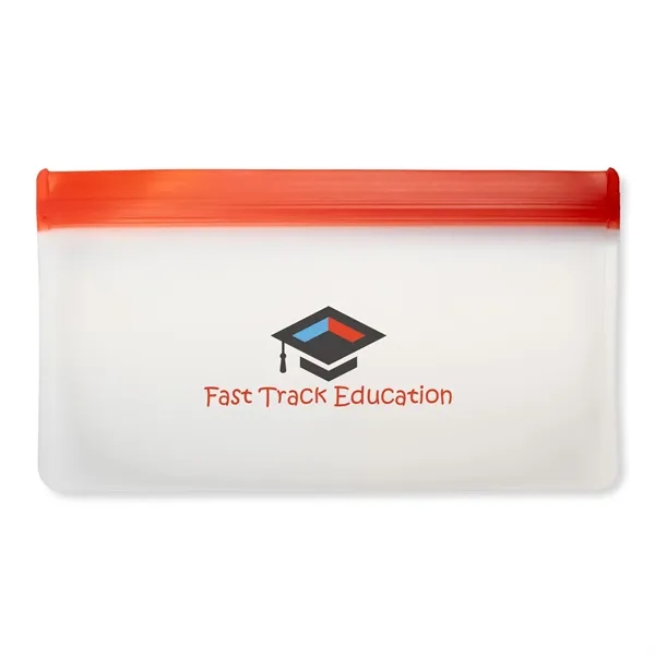 Red Zip Lock color option for Pack It Peva Pouch