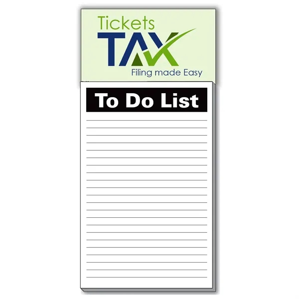 White color option for Business Card Add On™ Magnet + Stock Pad