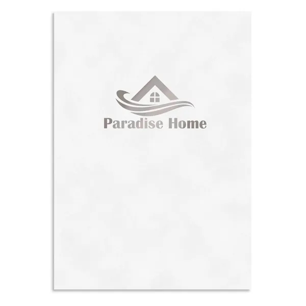 White color option for Linen Presentation Folder   Standard