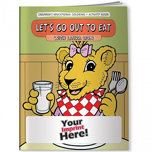 Photo of Coloring Book   Let's Go Out To Eat With Laura Lion