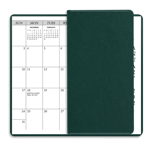 Green color option for Executive Monthly Pocket Planners