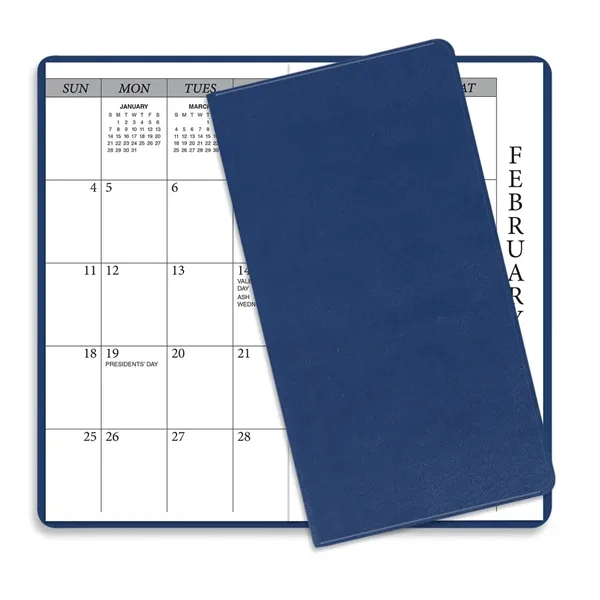 Blue color option for Executive Academic Monthly Pocket Planners