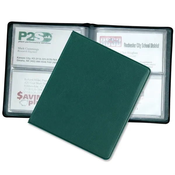 Green color option for Executive Business Card Holder   48 Cards