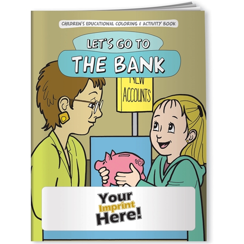 Main photo of Coloring Book   Let's Go To The Bank