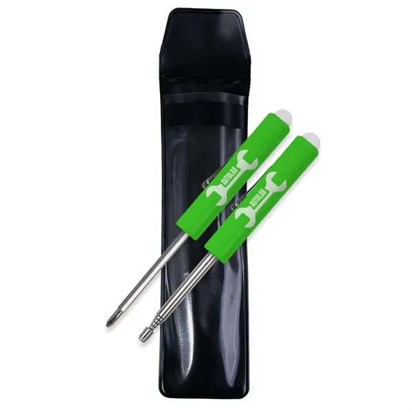 Fluorescent Green color option for 2 Piece Jumbo Tool Set
