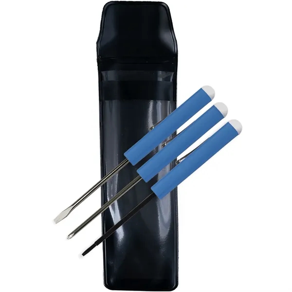 Bright Blue color option for 3 Piece Pocket Tool Set