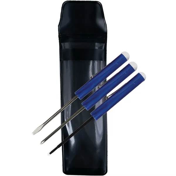 Metallic Blue color option for 3 Piece Pocket Tool Set