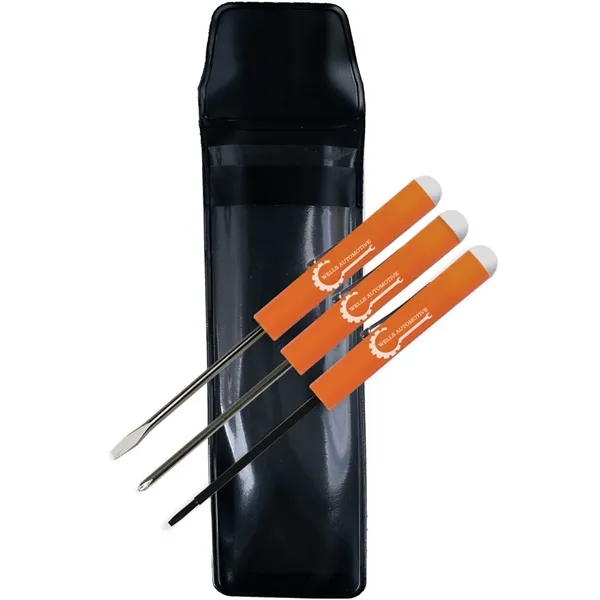 Orange color option for 3 Piece Pocket Tool Set